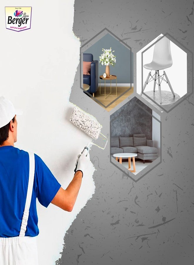 Berger Silk GlamArt Stucco Finish for Interior Textures on walls| 100% acrylic emulsion paint| 1 Litre - Image 4